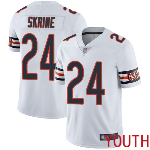 Chicago Bears Limited White Youth Buster Skrine Road Jersey NFL Football #24 Vapor Untouchable